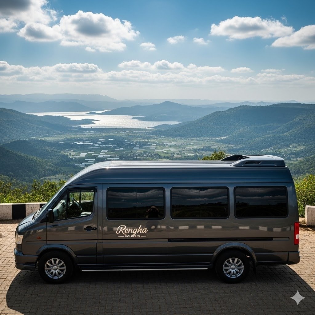 5 Days / 4 Nights Luxury 10+1 Caravan Tour Luxury 10+1 Caravan (Premium Tempo Traveller/Minivan with custom seating)