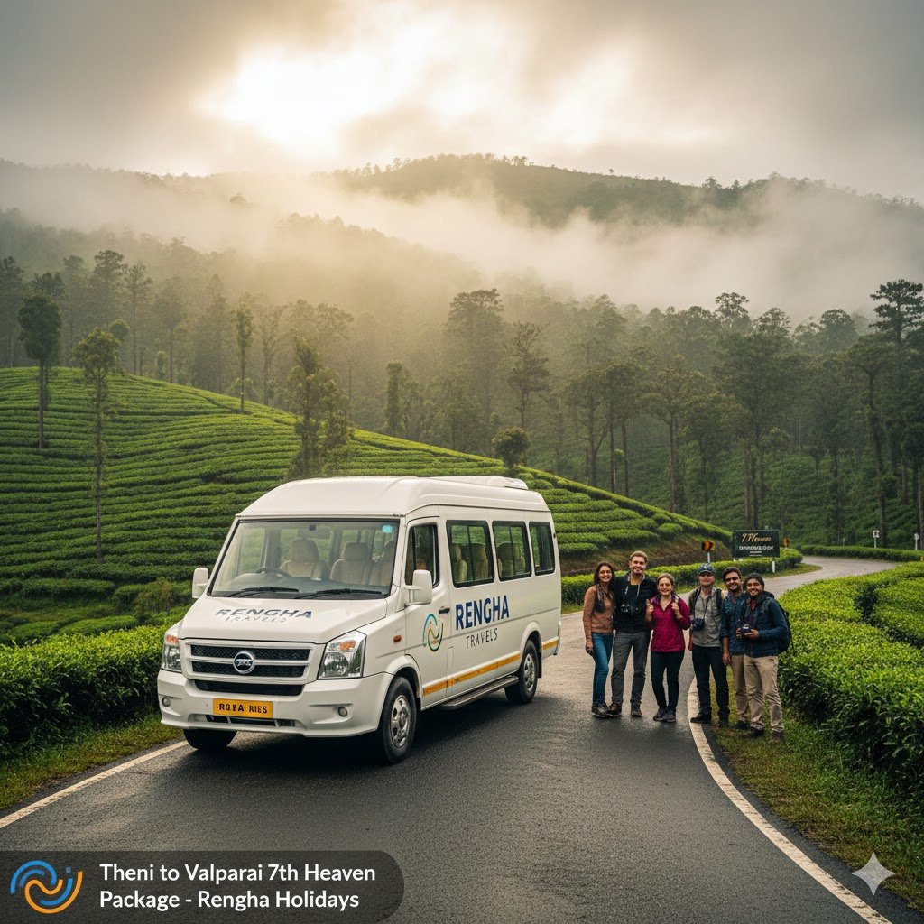 Royal Road Trip Theni to Valparai 7th Heaven with Rengha Travels Force Urbania