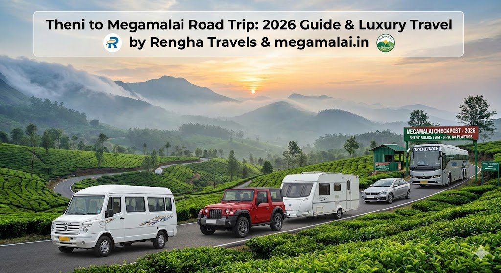 Theni to Megamalai Road Trip 2026 Checkpost Rules, Timings & Luxury Travel Guide 2026