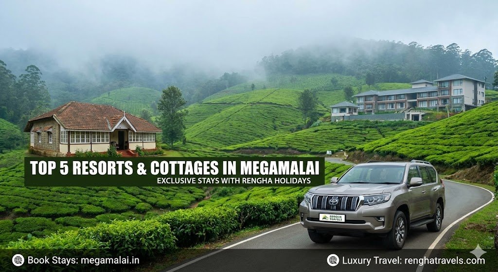 Top 5 Resorts and Cottages in Megamalai & Nearby Exclusive Stays with Rengha Holidays (2026 Guide)