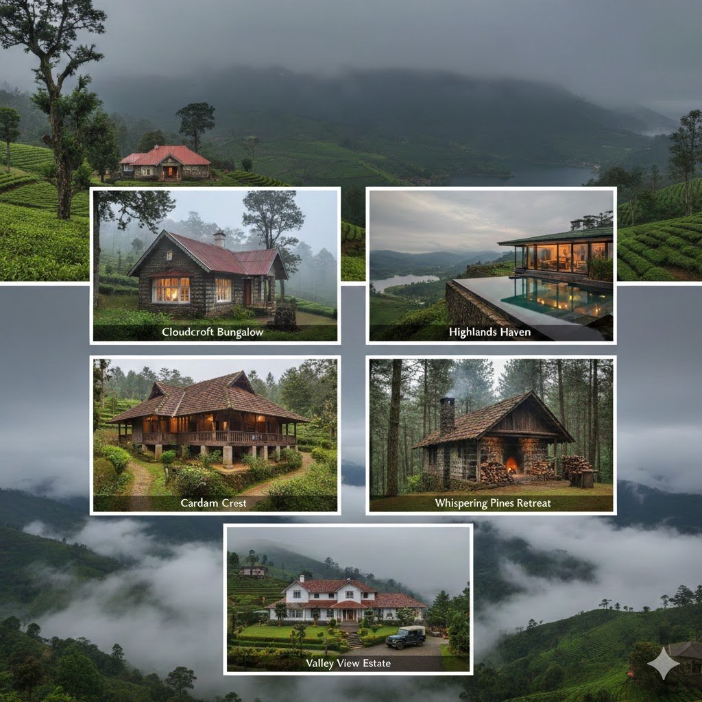 மேகமலையில் தங்குவதற்கு சிறந்த 5 எஸ்டேட் பங்களாக்கள்! (Best Estate Bungalows in Meghamalai) 2026