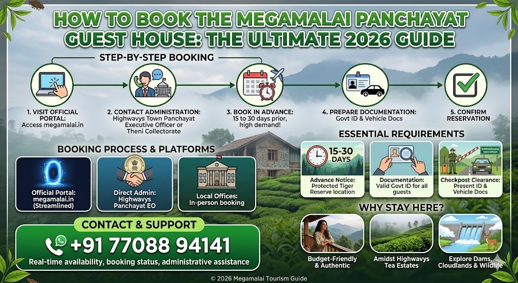 How to Book the Megamalai Panchayat Guest HouseHow to Book the Megamalai Panchayat Guest House
